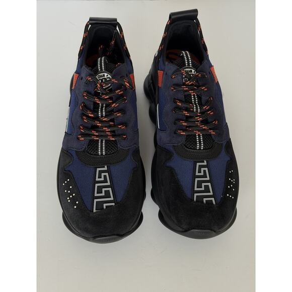 Versace Chain Reaction Chunky Sneakers Black/Blue 12 US (45 Eu) 1021575 IT NIB main image 14